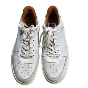 NEW Allen Edmonds Owen low-top leather sneakers in white MENS SIZE 9
